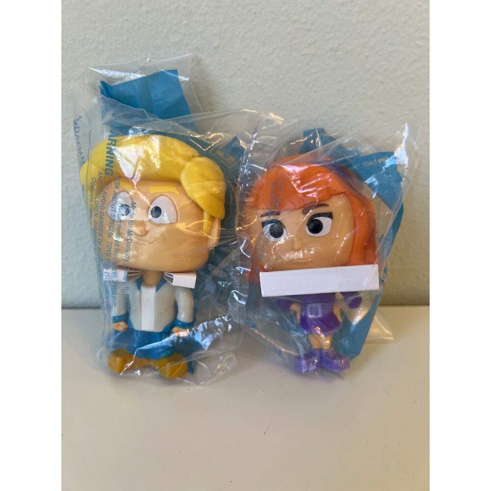 Scooby-Doo Fred and Daphne Bobble Head #3-# 4 NEW 2021 McDonald’s Happy Meal Toy